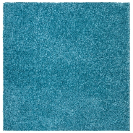 Safavieh 9 x 9 ft. August Shag 900 Power Loomed Square Area Rug, Turquoise AUG900K-9SQ